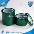 Hot sell green PET high temperature tape for powder coating